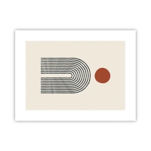 Poszter - Formák és színek vonzalma - 40x30 cm