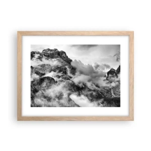 Poszter világos tölgy keretben - Gyönyörű és kegyetlen - 40x30 cm