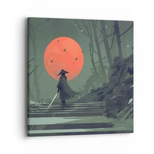 Vászonkép - Vörös hold harcosa - 40x40 cm