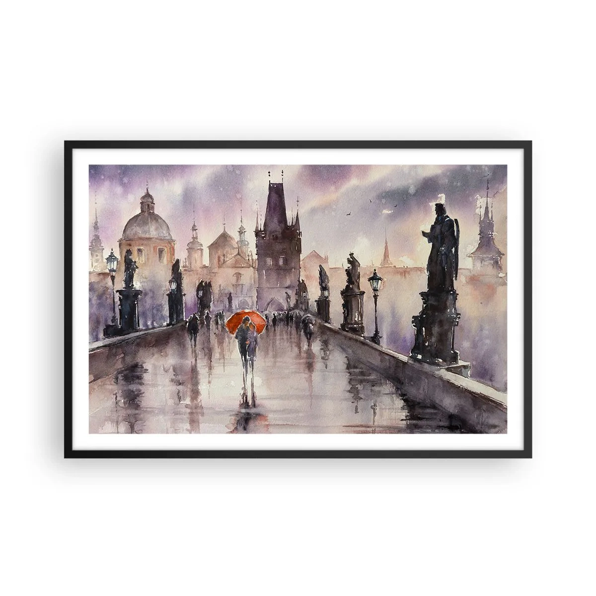 Poszter fehér keretben - Az emberek nem változnak - 91x61 cm