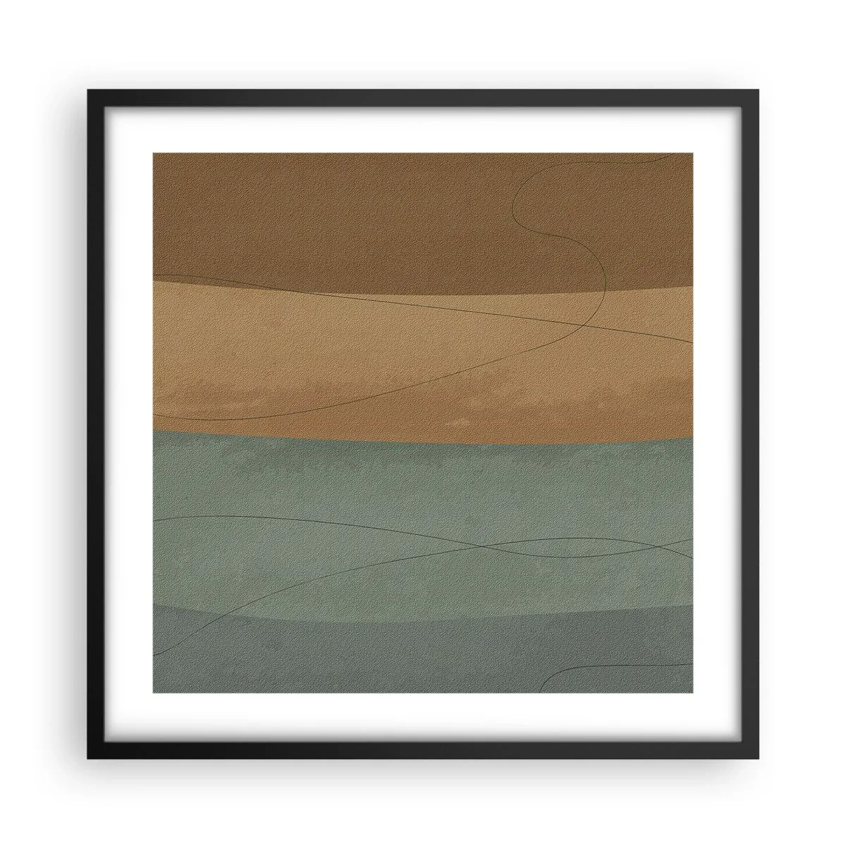 Poszter fehér keretben - Vízszintes kompozíció - 50x50 cm