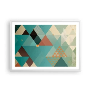 Poszter fekete keretben - A sokféleség egysége, az egység sokfélesége - 70x50 cm
