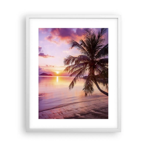 Poszter fekete keretben - Boldogság egészen a horizontig - 40x50 cm