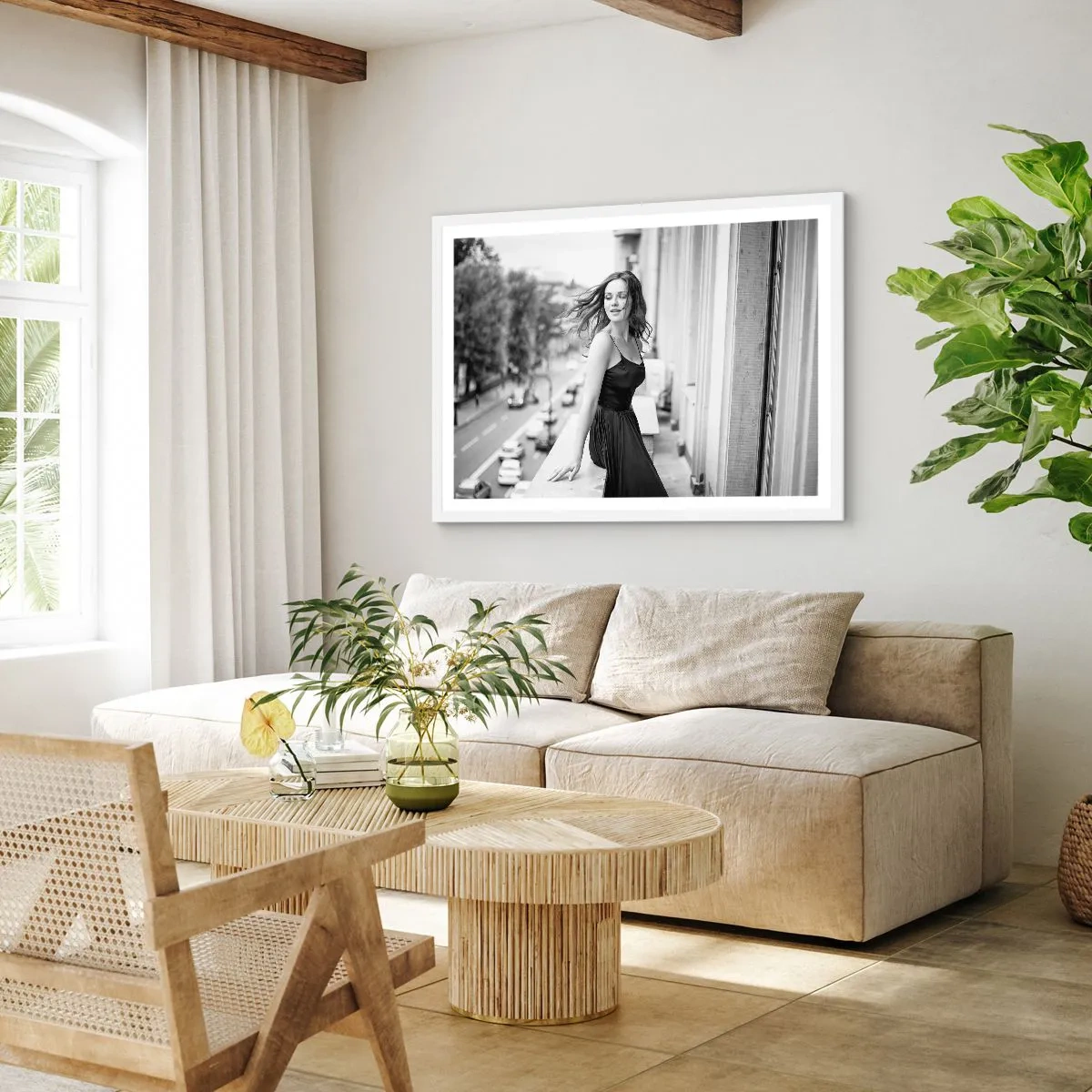 Poszter fekete keretben - Biztosan párizsi - 70x50 cm