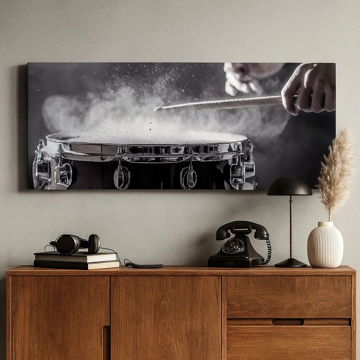 Vászonkép - A zene pulzusa - 100x40 cm