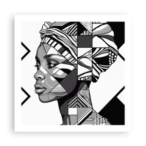 Poszter - Etnikai portré - 60x60 cm