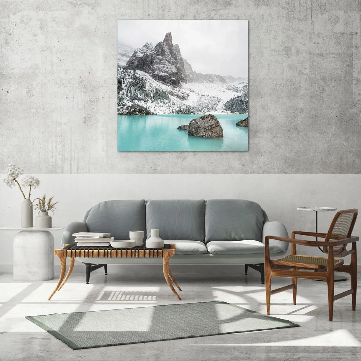 Üveg kép - Őrségben - 60x60 cm