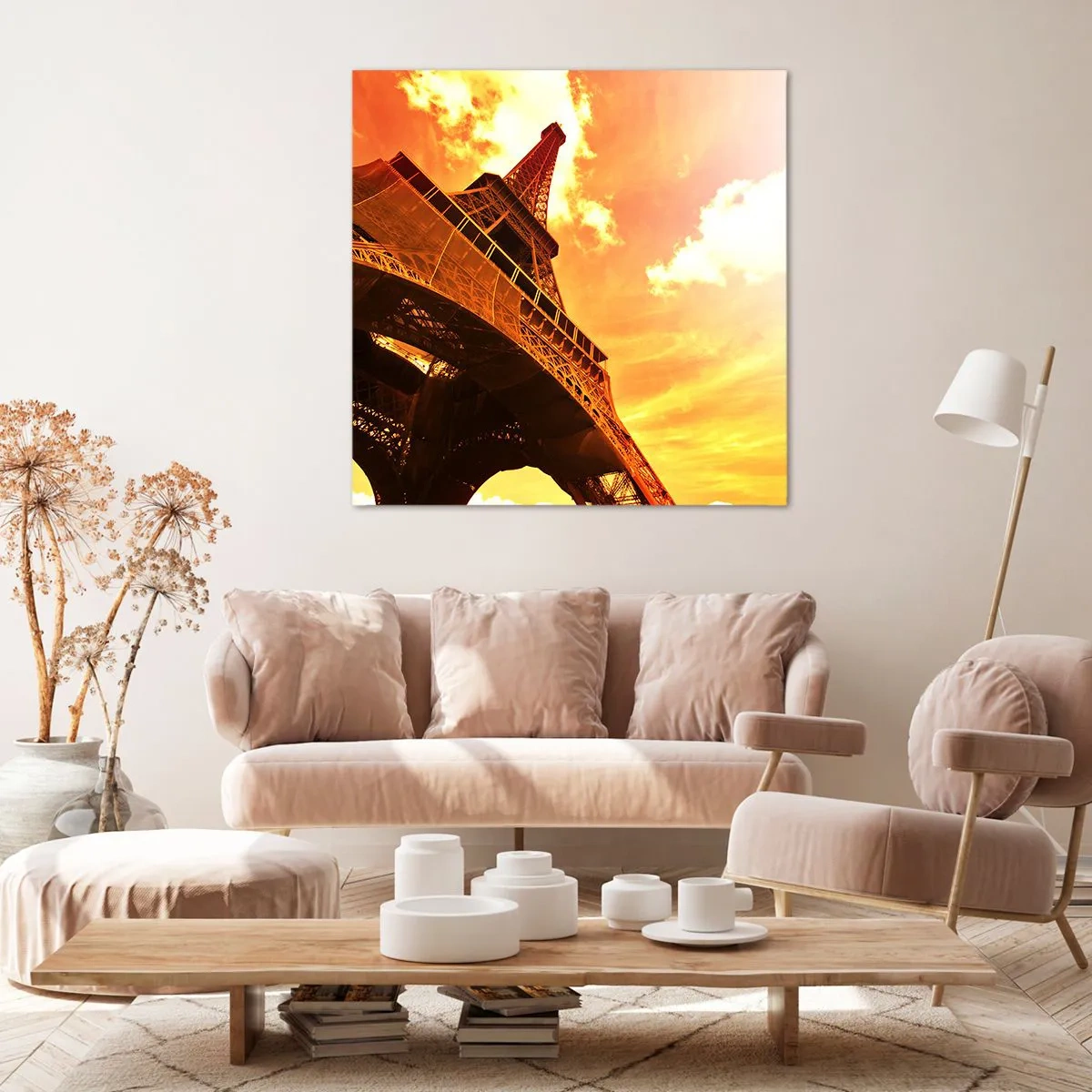 Vászonkép - Monumentális, mert nappal aranyozott - 70x70 cm