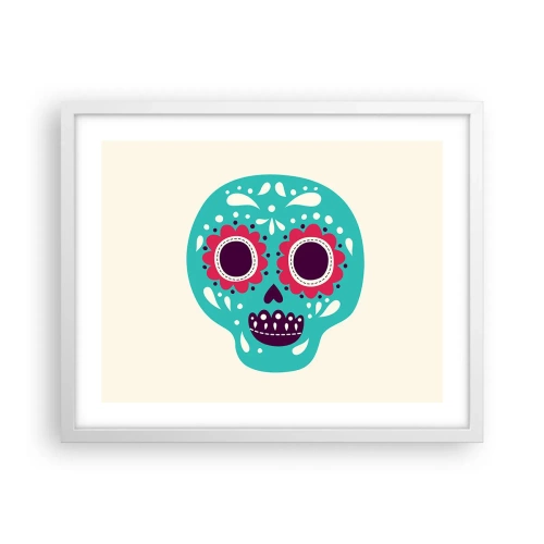 Poszter fekete keretben - Az élet - szórakozás a halálig - 50x40 cm