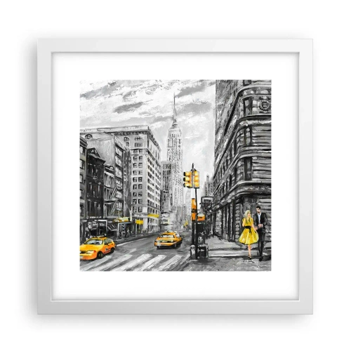 Poszter fekete keretben - Egy New York-i történet - 30x30 cm