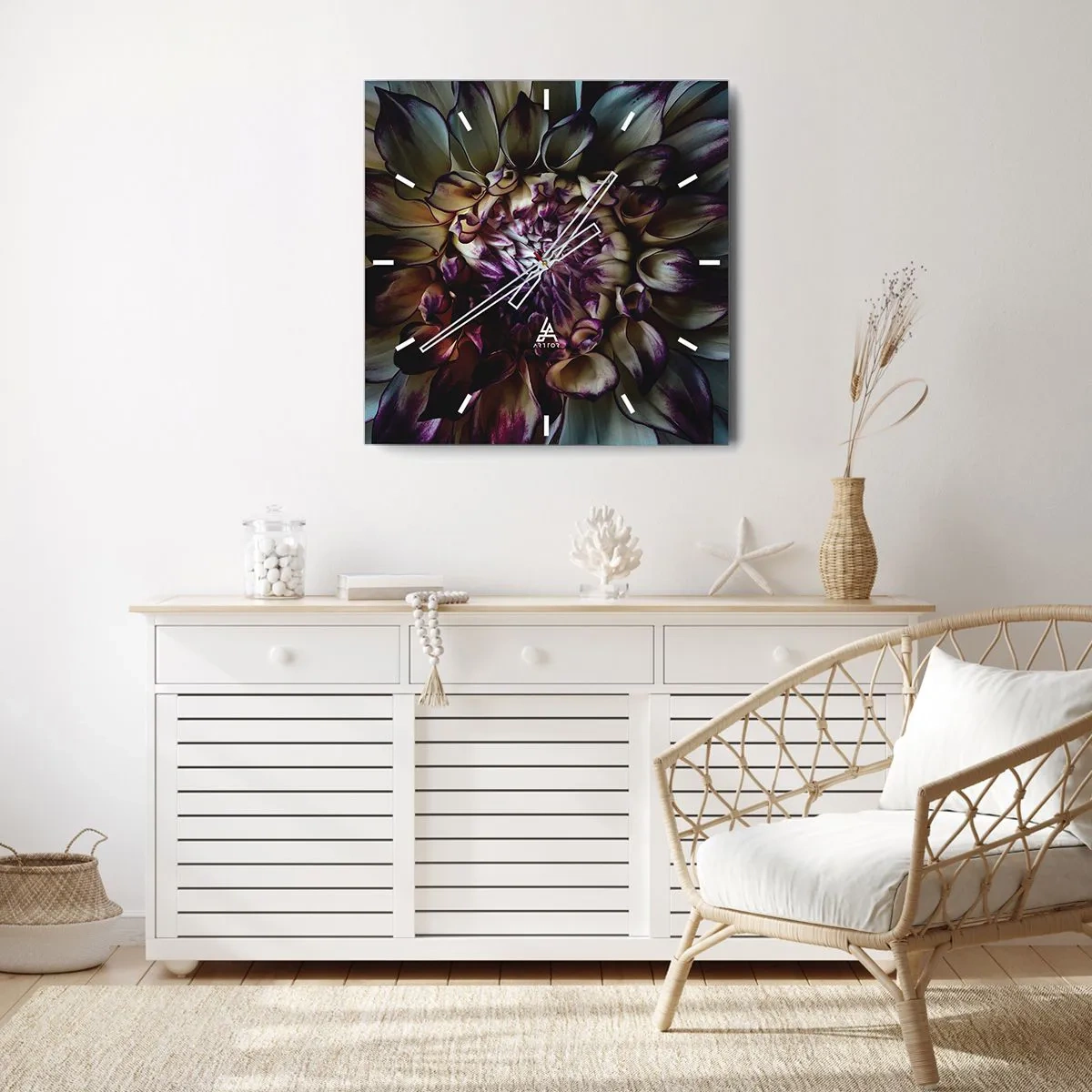 Falióra, Óra - A fiatalság kivirágzása - 30x30 cm