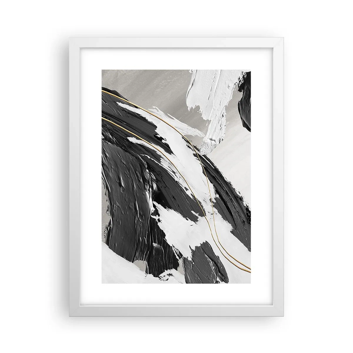 Poszter fekete keretben - Absztrakció érzékkel - 30x40 cm