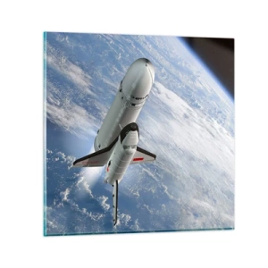 Üveg kép - Kozmikus mennybemenetel - 50x50 cm