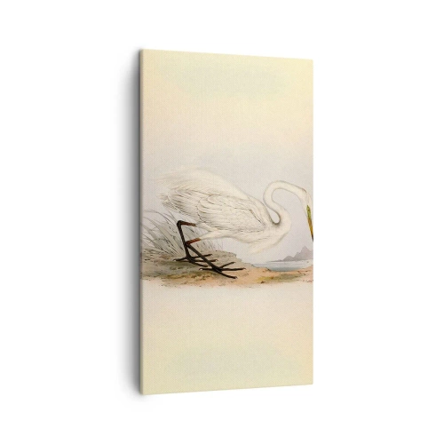 Vászonkép - Hölgy a nádasban - 45x80 cm