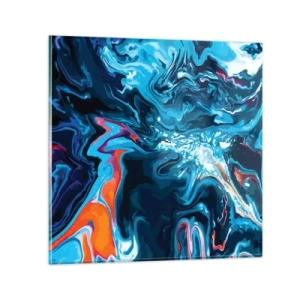 Üveg kép - Utazás a mennyország közepébe - 40x40 cm