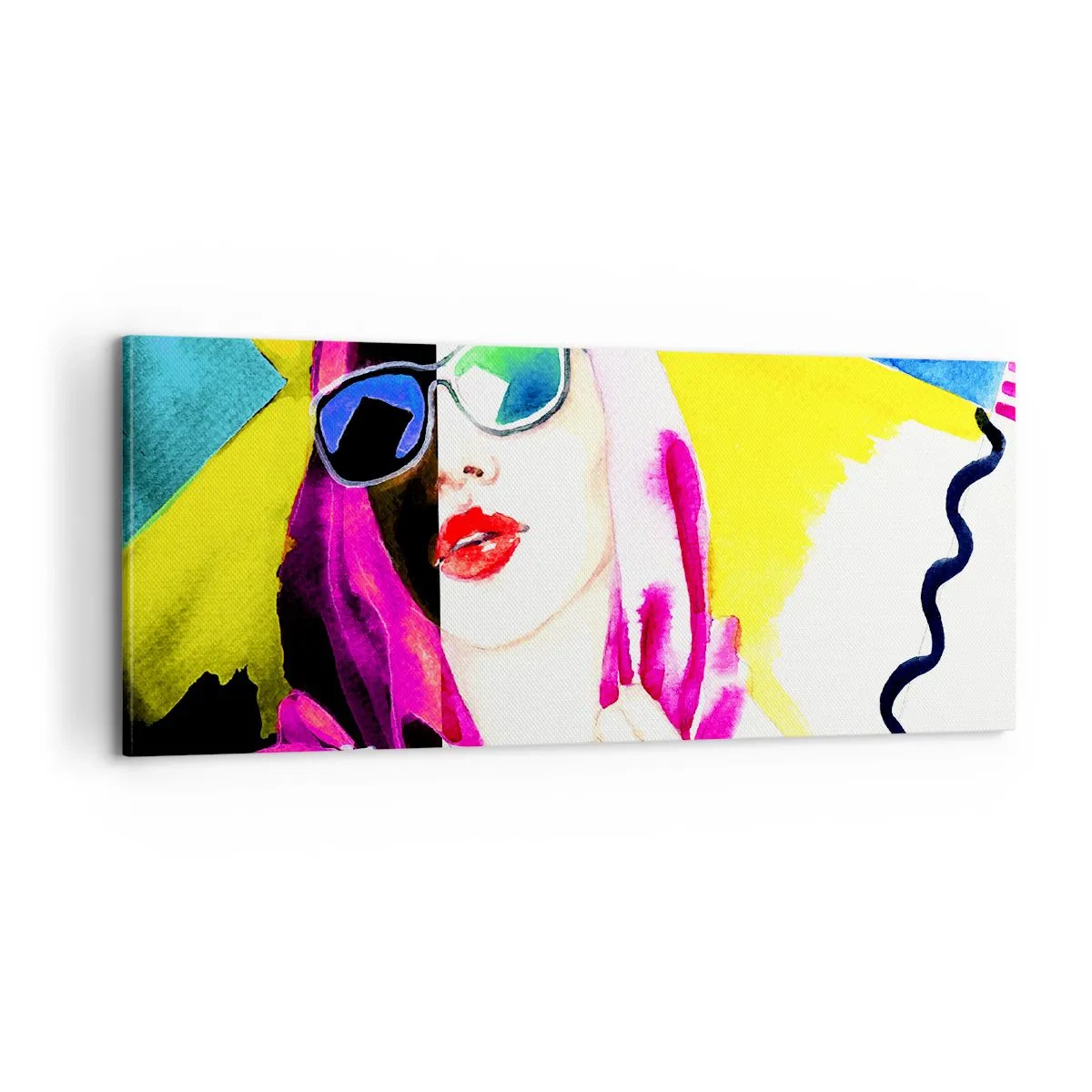 Vászonkép - Nem vagyok fehér és nem vagyok fekete - 100x40 cm