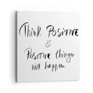 Vászonkép - Hogyan élj? - 70x70 cm