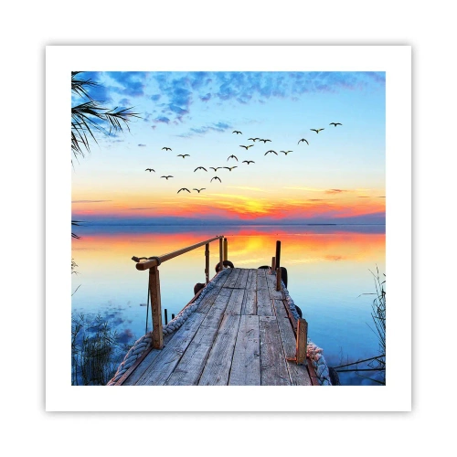 Poszter - Ideje visszamenni… - 50x50 cm