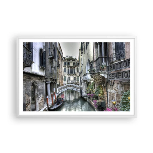 Poszter fekete keretben - Évszázadokon át néma elmélkedésben - 91x61 cm