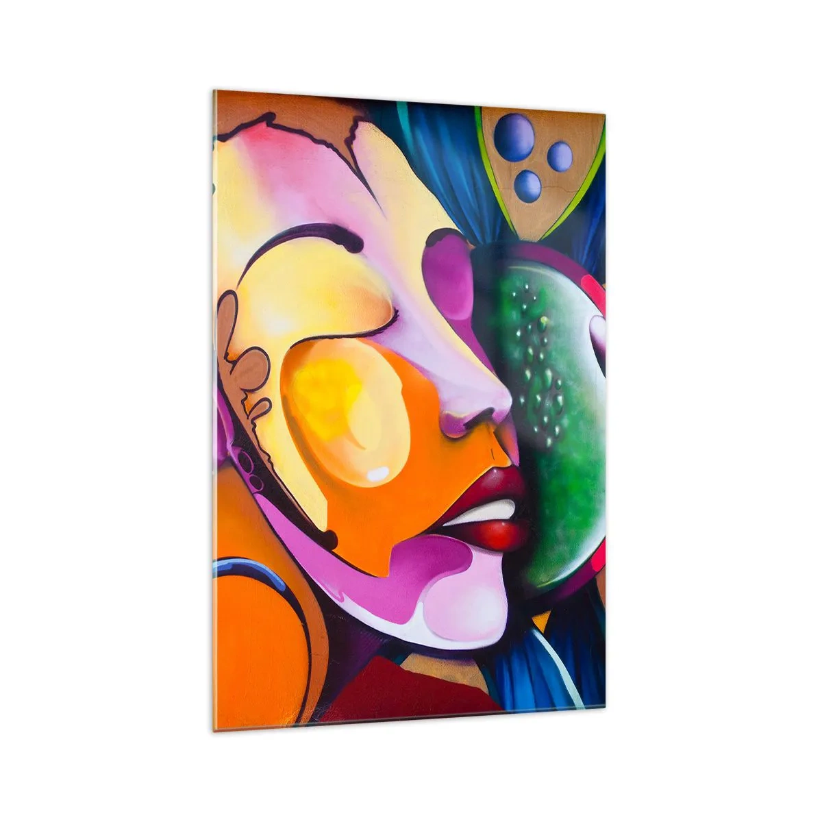 Üveg kép - Megérinteni színnel - 70x100 cm