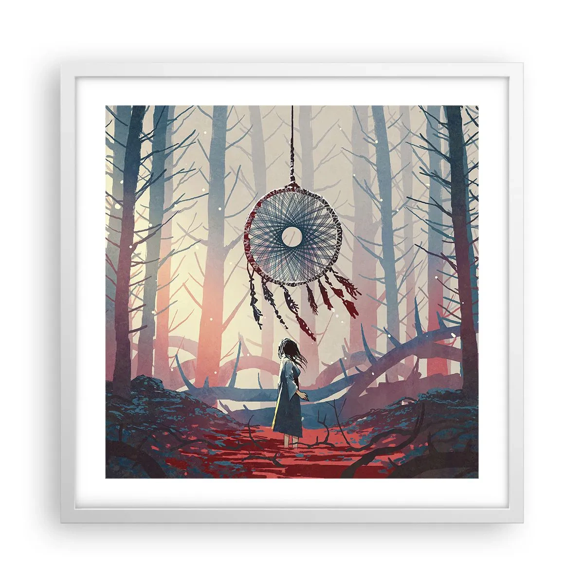 Poszter fekete keretben - A boldogság titkos rituáléja - 50x50 cm