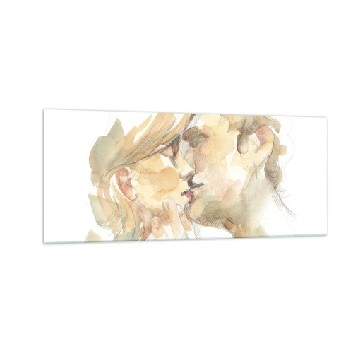 Üveg kép - Meglelt másik fél? - 100x40 cm