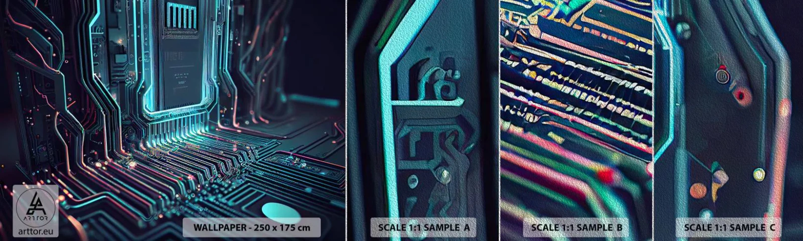 Fotótapéta Minta Premium Sand - Úgy gondolom... - Technológia, Számítógép, Processzor - 100x30 cm
