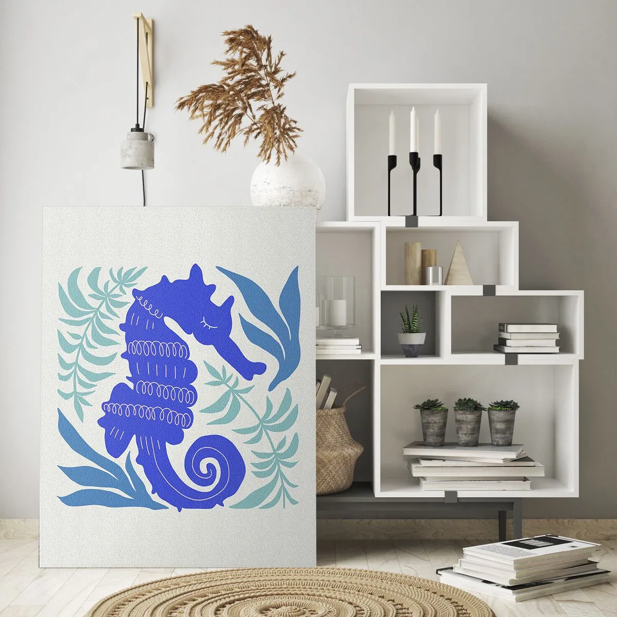 Üveg kép - Egy víz alatti réten - 80x120 cm