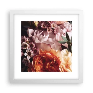 Poszter fekete keretben - Szépségbe burkolózva - 30x30 cm