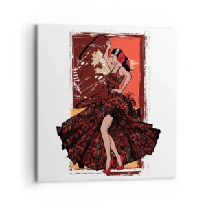 Vászonkép - A szív ritmusában - 70x70 cm