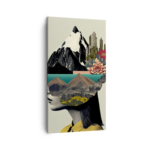 Vászonkép - Nő - mindig rejtély - 45x80 cm
