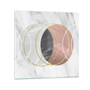 Üveg kép - A szférák zenéje - 50x50 cm