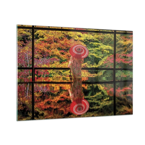 Üveg kép - A természet templomában - 100x70 cm