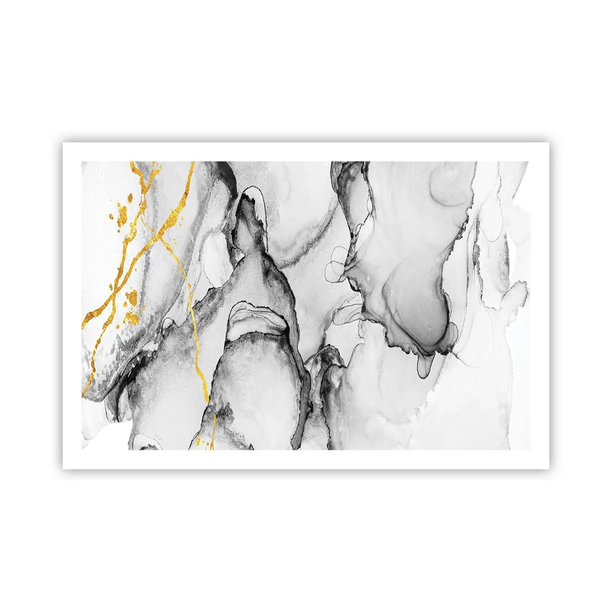 Poszter - Arany motívumú kompozíció - 91x61 cm
