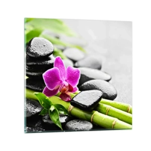 Üveg kép - Nyugodt egyensúlyban - 60x60 cm