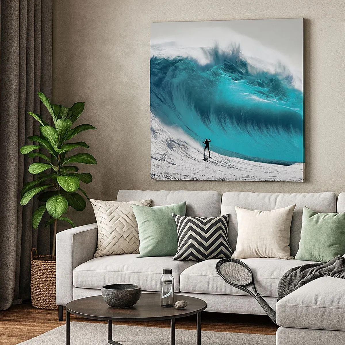 Vászonkép - Kihívás elfogadva - 30x30 cm