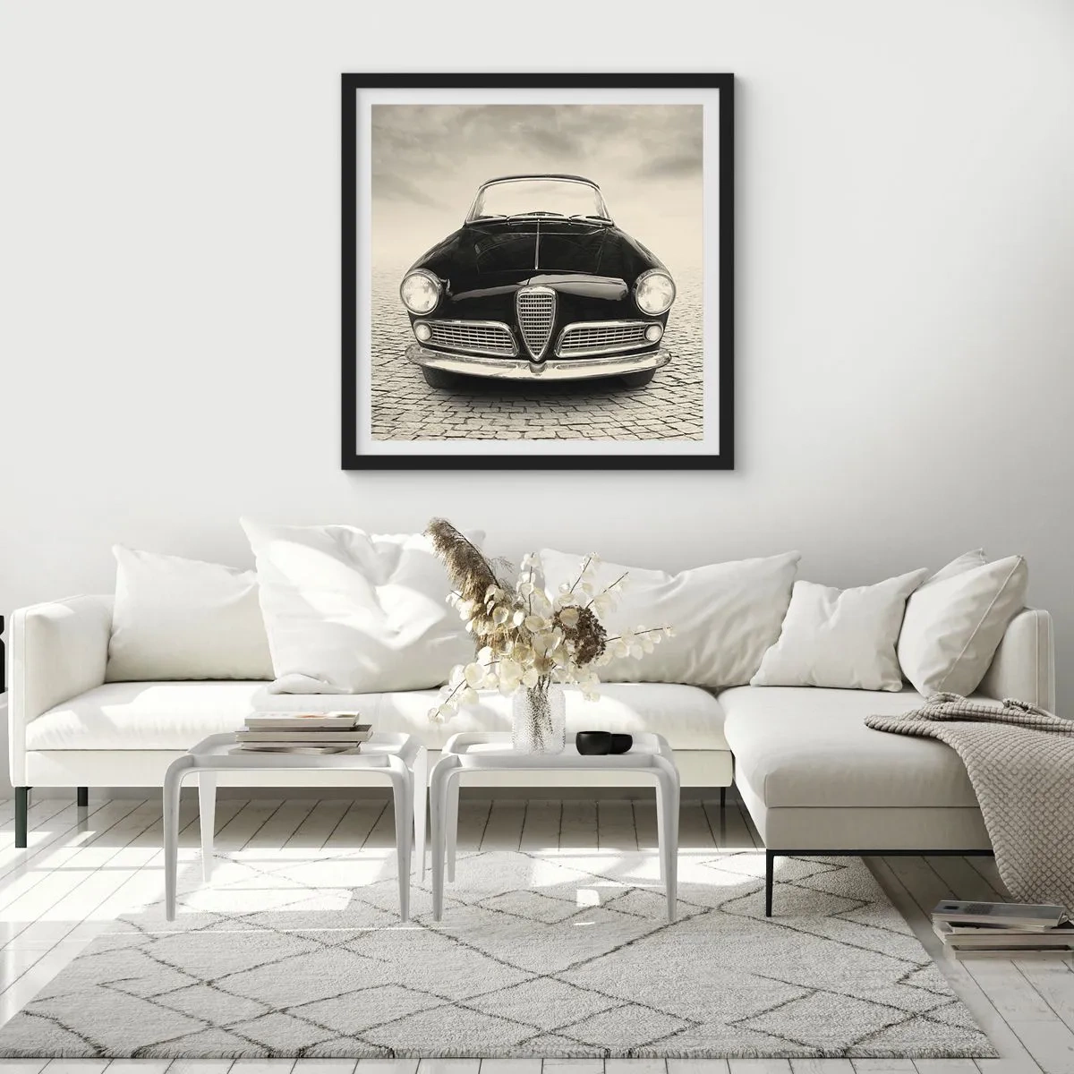 Poszter fehér keretben - És hogy ne szeretnél engem? - 30x30 cm