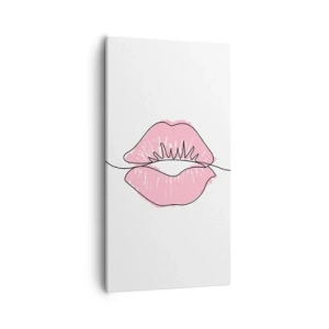 Vászonkép - Készen állsz a csókra? - 55x100 cm