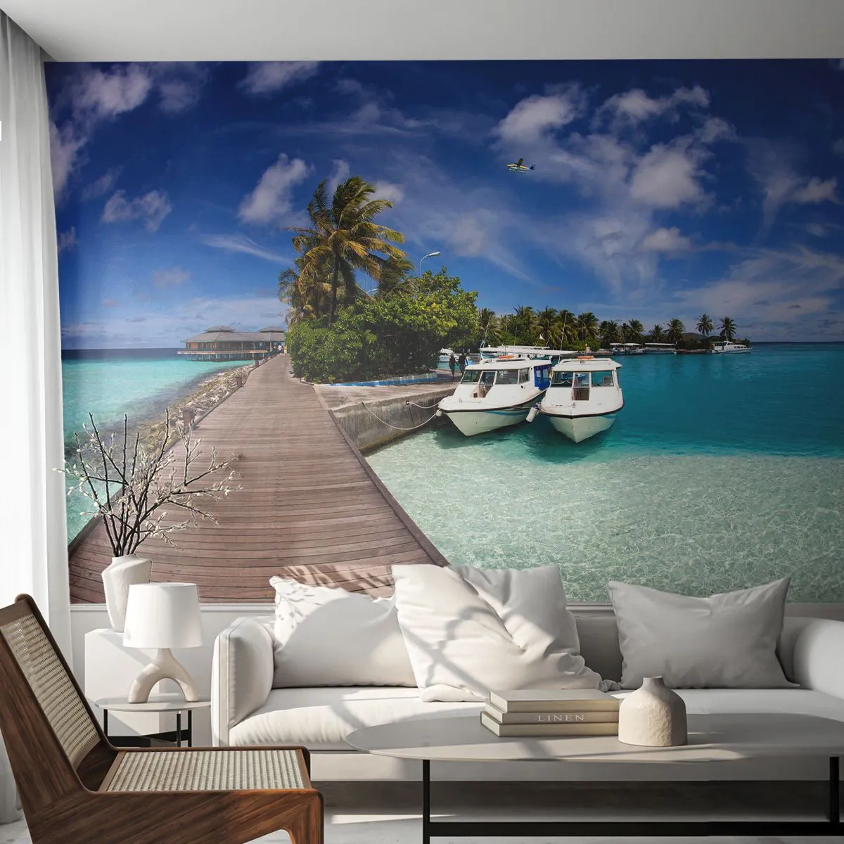 Fotótapéta Premium Canvas - A paradicsom mégis létezik - Tájkép, paradicsom, Tenger - 100x70 cm