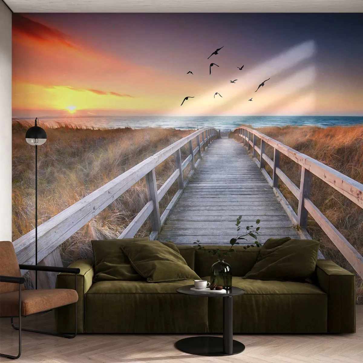 Fotótapéta Premium Canvas - Repülési tér - Tájkép, Tenger, Strand - 250x175 cm