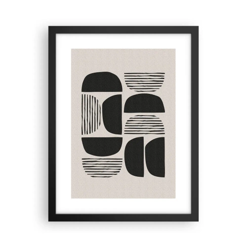 Poszter fehér keretben - Félszívű megállapodások - 30x40 cm