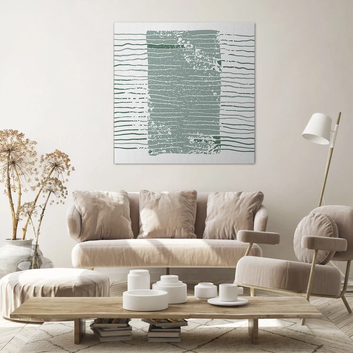 Vászonkép - Tengeri absztrakció - 60x60 cm