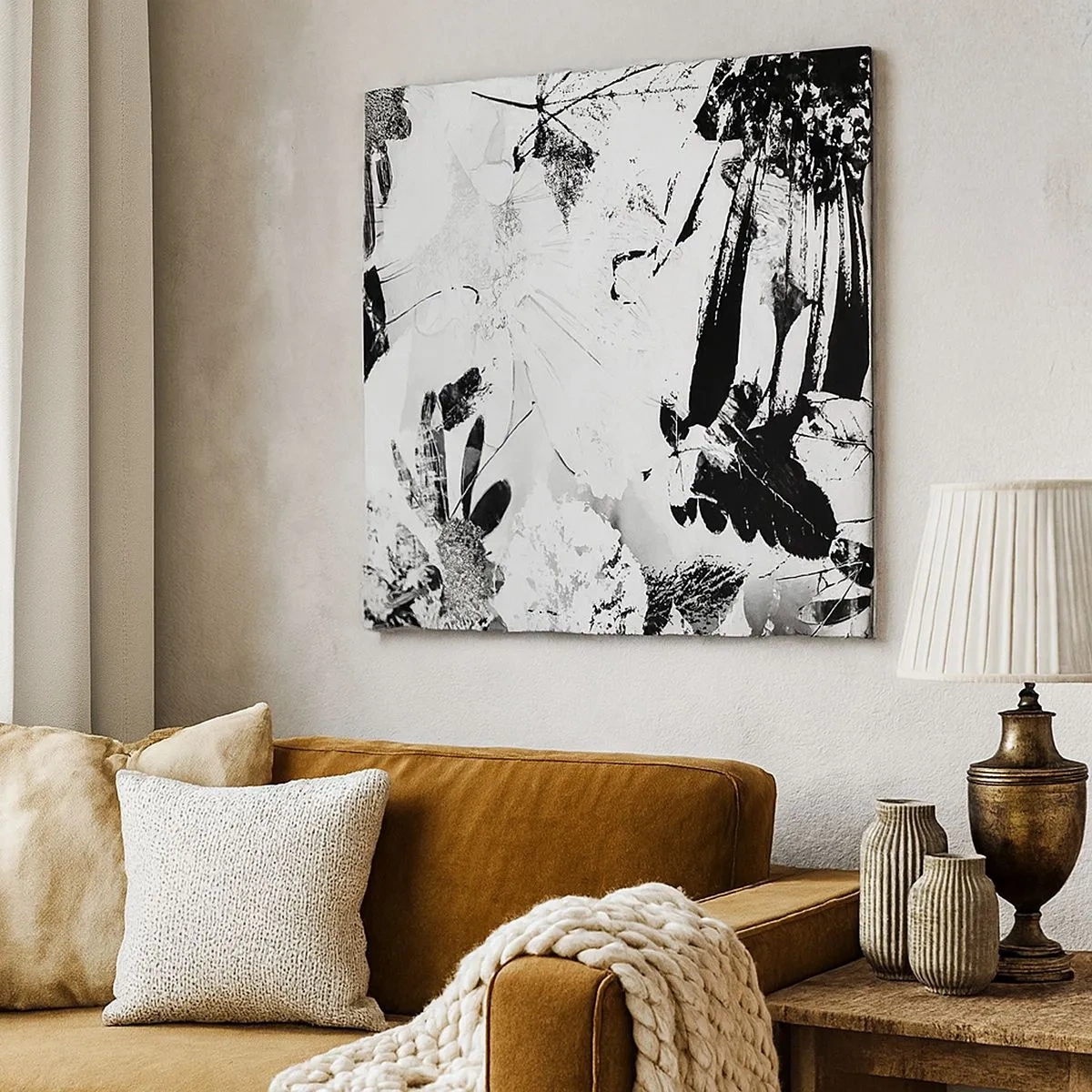 Vászonkép - Ősz a negatívumban - 30x30 cm