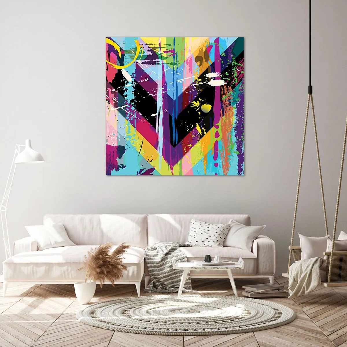 Vászonkép - Fentről lefelé - 30x30 cm