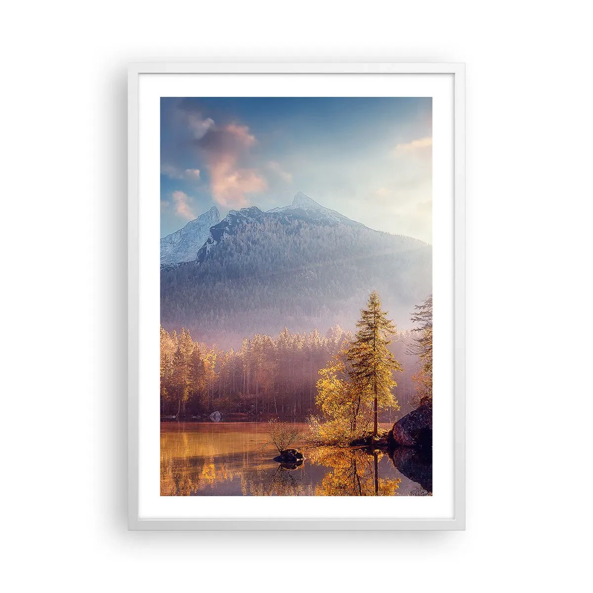 Poszter fekete keretben - A hegyekben és völgyekben - 50x70 cm