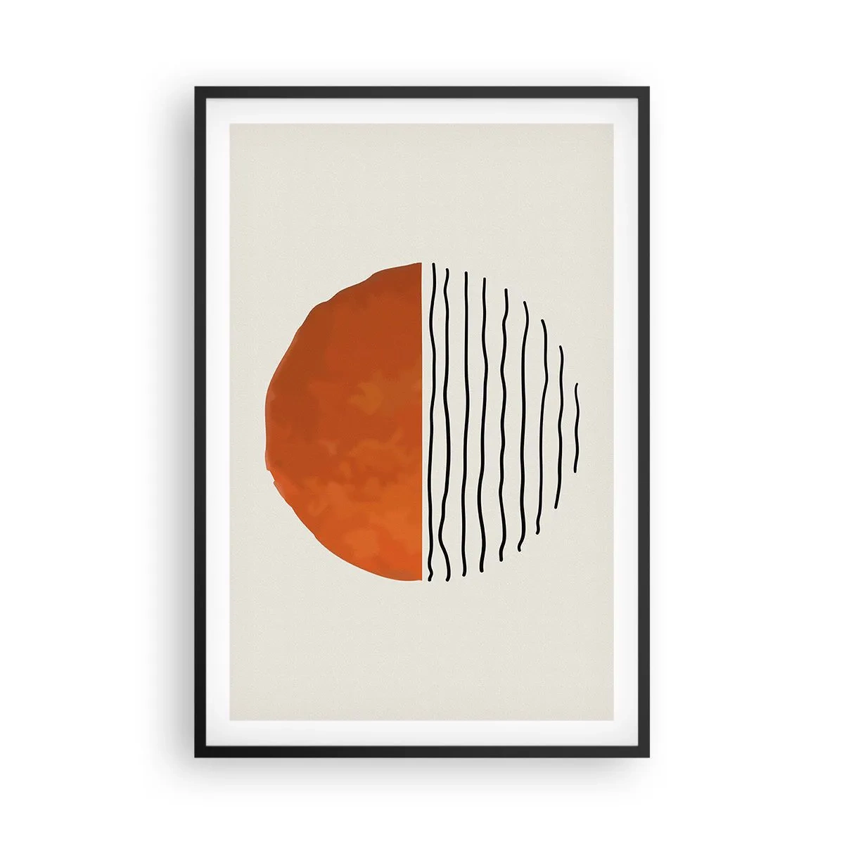 Poszter fehér keretben - Japán hangulatban - 61x91 cm