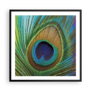 Poszter fehér keretben - Szemtől szemben - 60x60 cm
