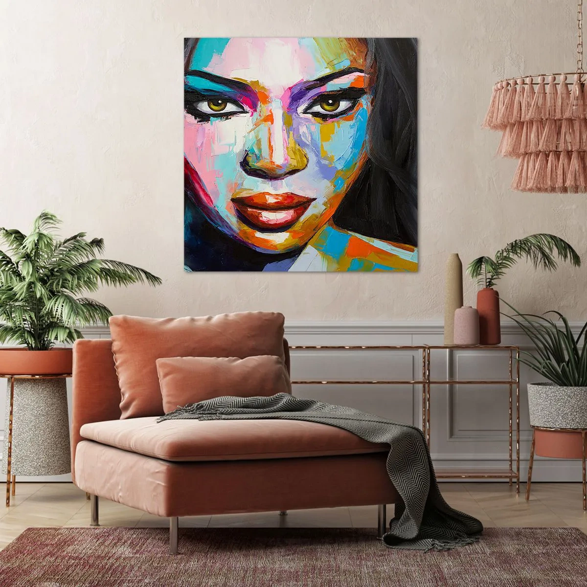 Vászonkép - Lehetetlen levenni a tekintetet - 70x70 cm