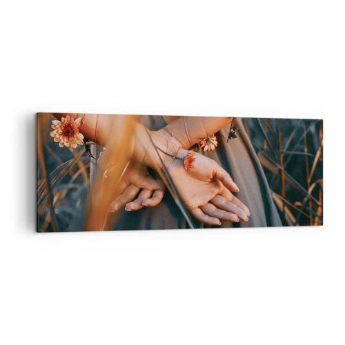 Vászonkép - Kapcsolatban a természettel - 140x50 cm