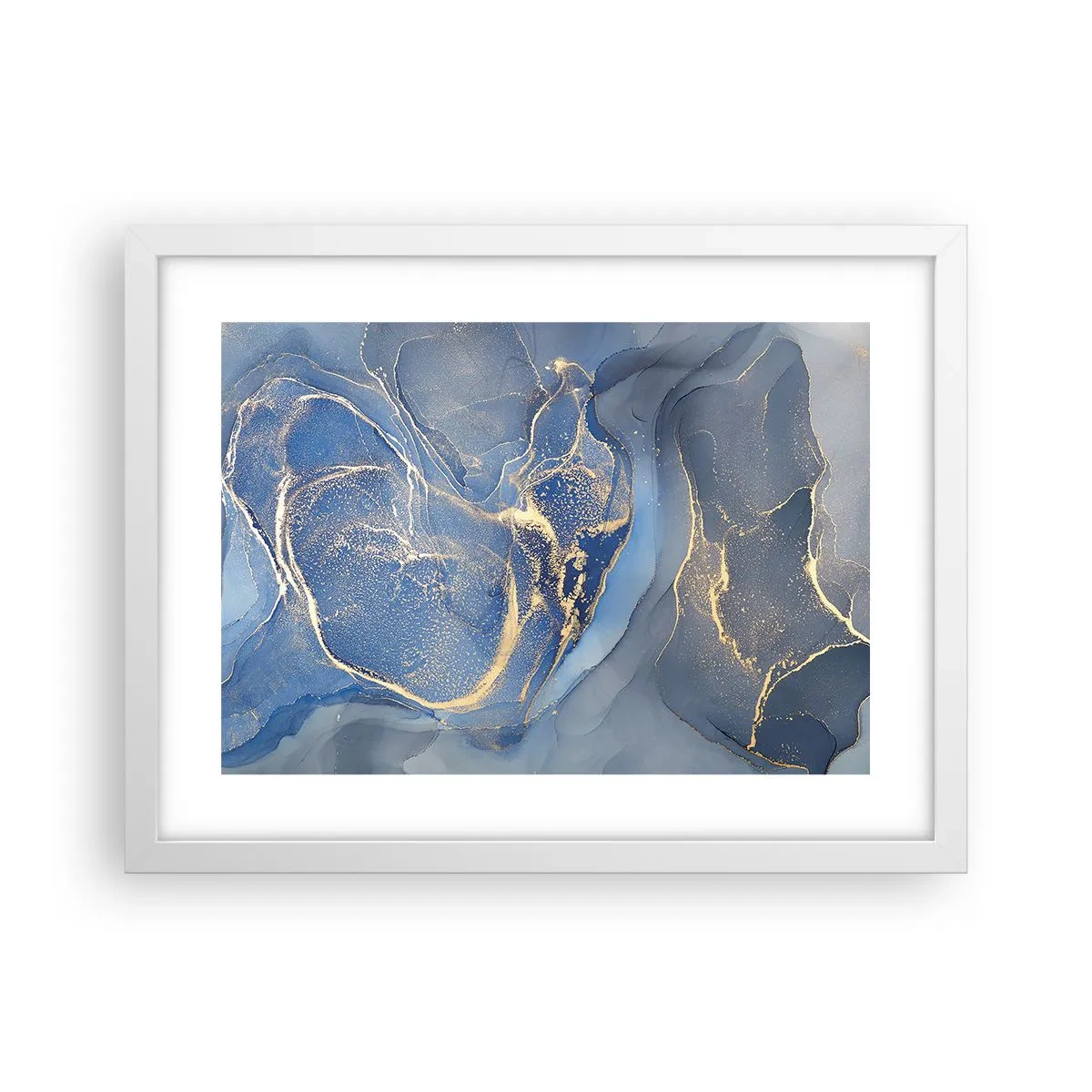 Poszter fekete keretben - Arany por - 40x30 cm